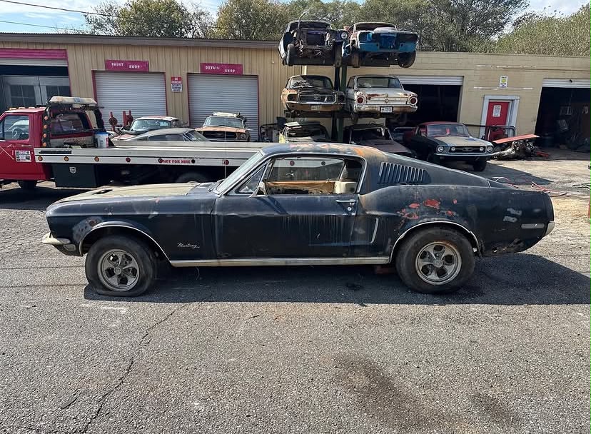 1968 Ford Mustang Fastback Project for sale