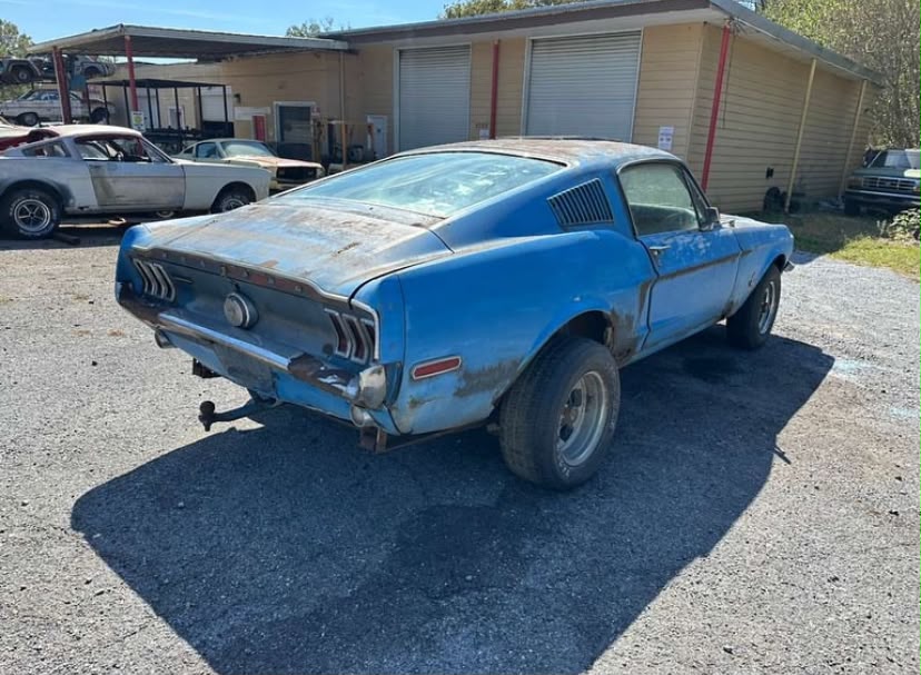 1968 Ford Mustang Fastback Project for sale