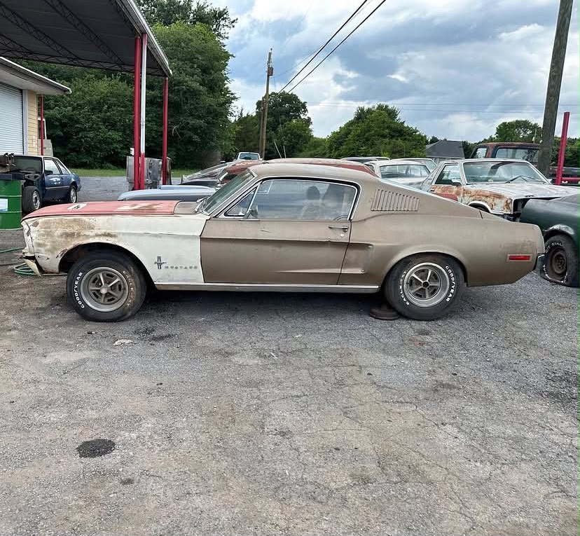 1968 Ford Mustang Fastback V8 J code Project for sale